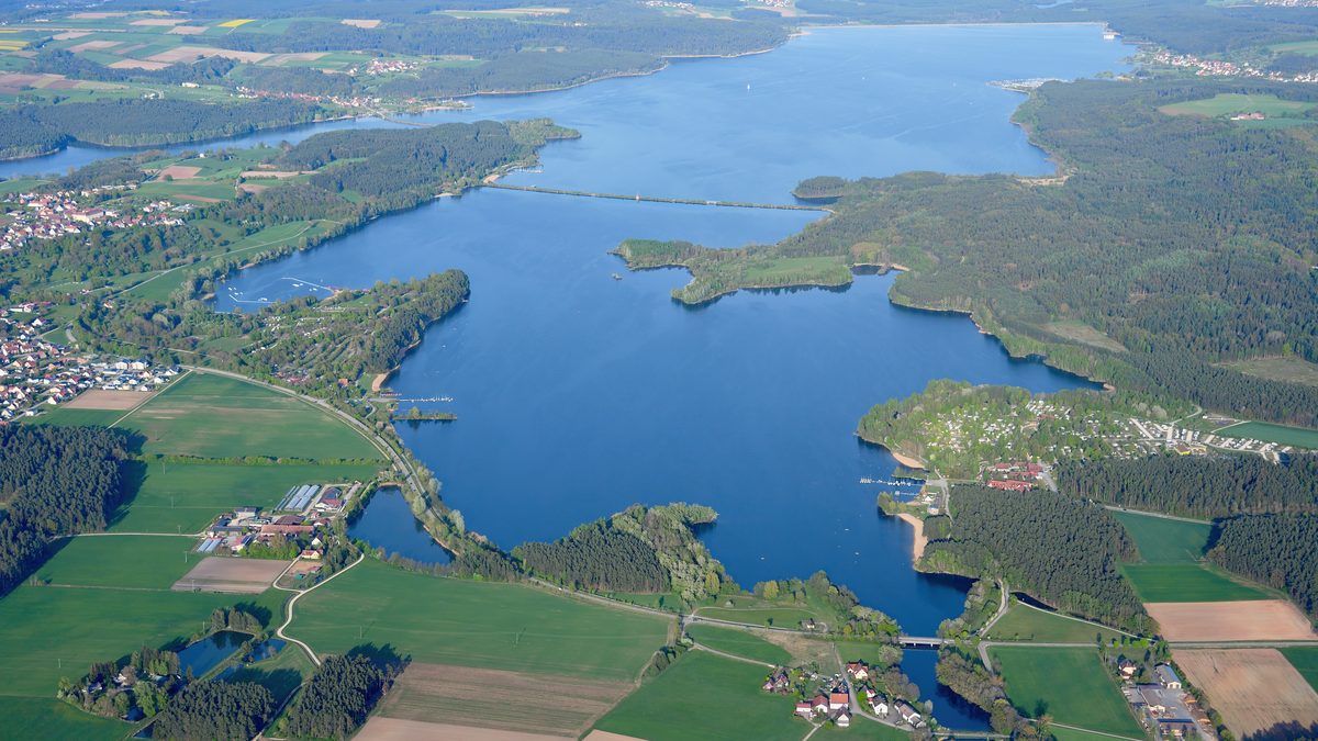 Brombachsee im Fränkischen Seenland — Tagesausflug mit dem Deutschlandticket ab Nürnberg