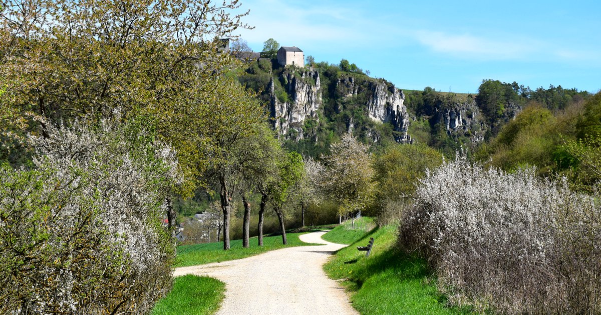 Burg Arnsberg über dem Altmühltal