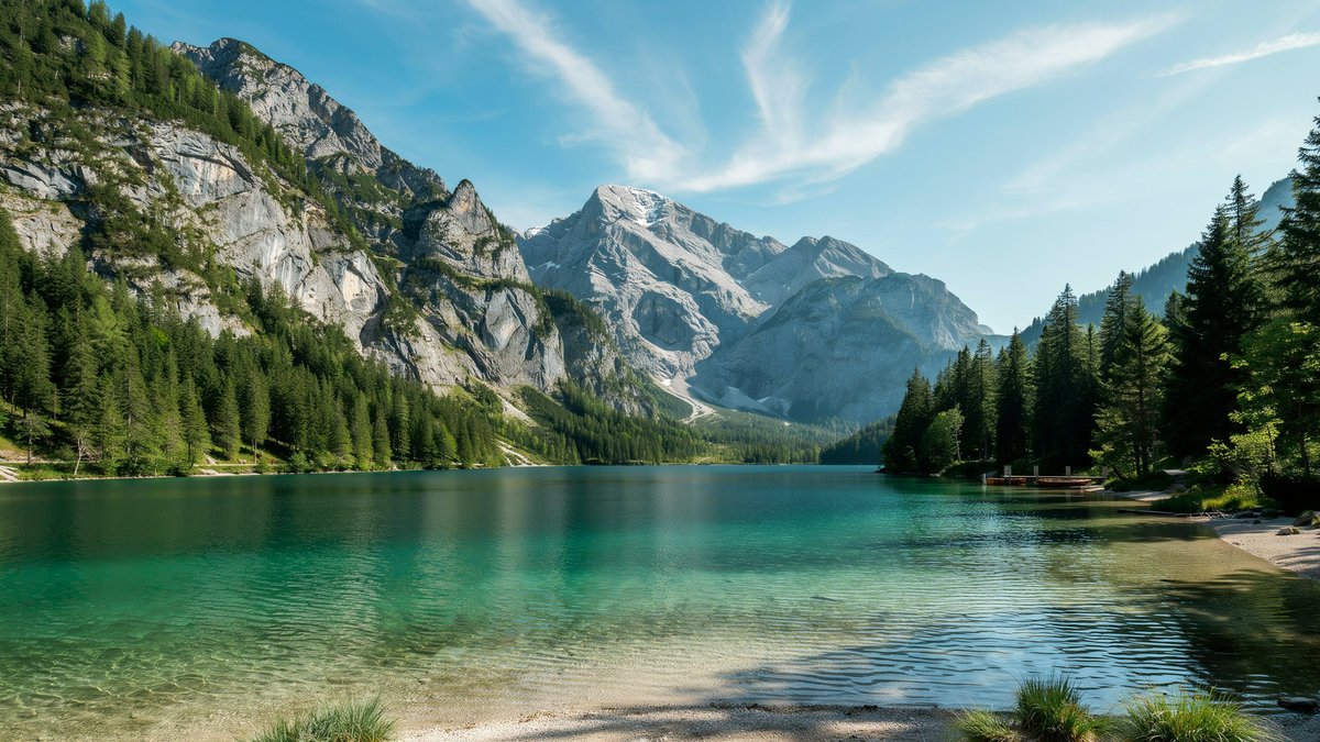 Eibsee bei Garmisch mit Blick auf die Zugspitze — erreichbar mit dem Deutschlandticket
